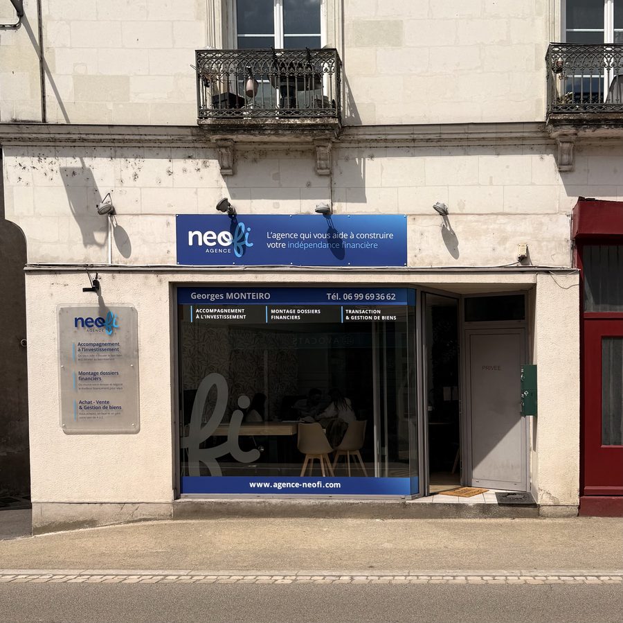 Agence NÉOFI - Vue extérieure, 33 Rue Nationale Montbazon